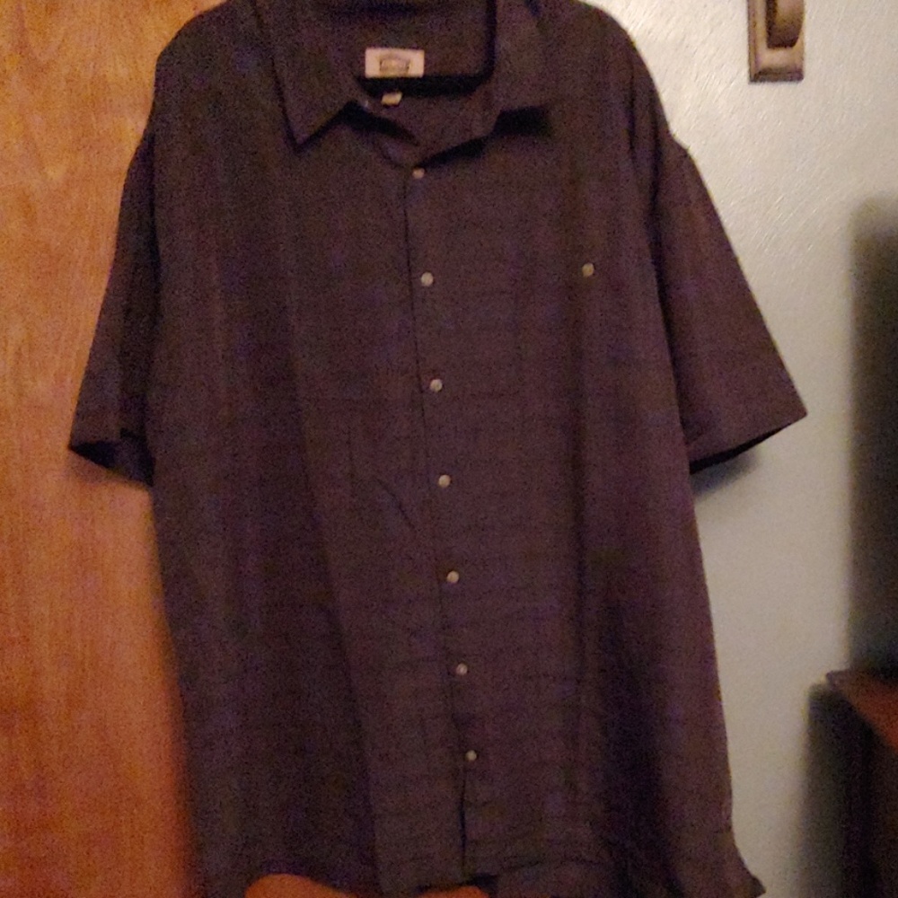 Black button down